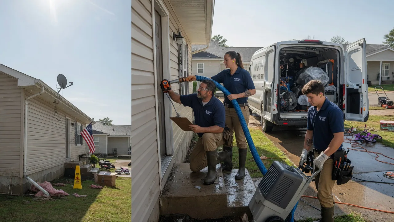 Ceiling Water Damage Restoration in West Alexandria, OH near me